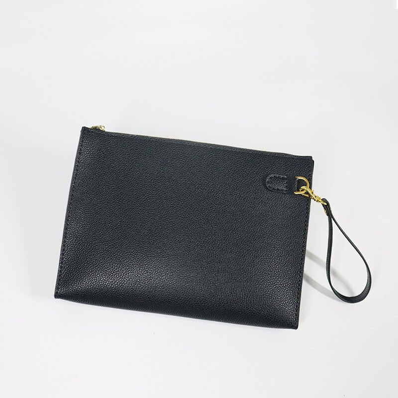 Large Zip Envelope Clutch Leather DIY Kit – Babylon Leather - Babylon LeatherBabylon LeatherCY78-Black