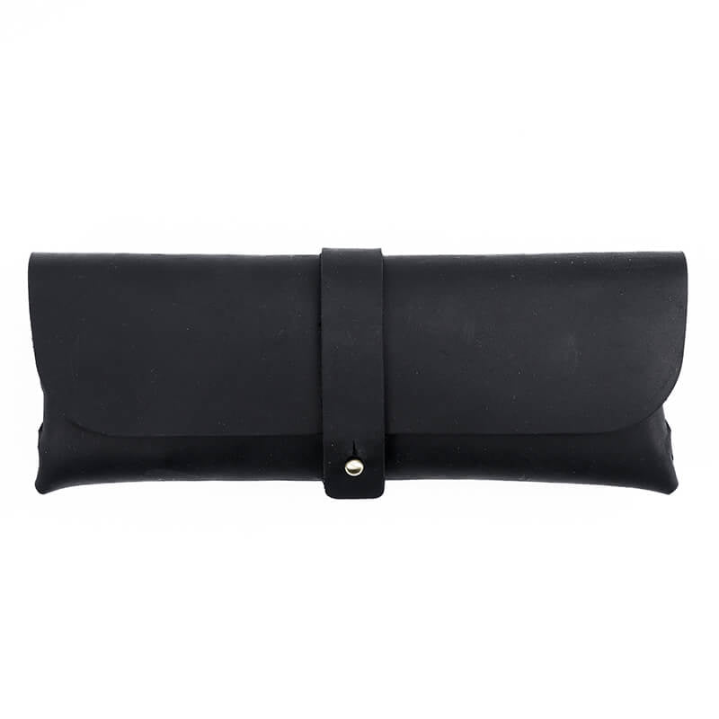 Large Zip Pencil Case – Babylon Leather - Babylon LeatherBabylon LeatherAN29-Black