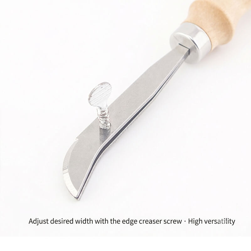 Leather Edge Spacing Wheel Creaser Stainless Steel & Wood – Babylon Leather - Babylon LeatherBabylon LeatherXH41-Edge Creaser