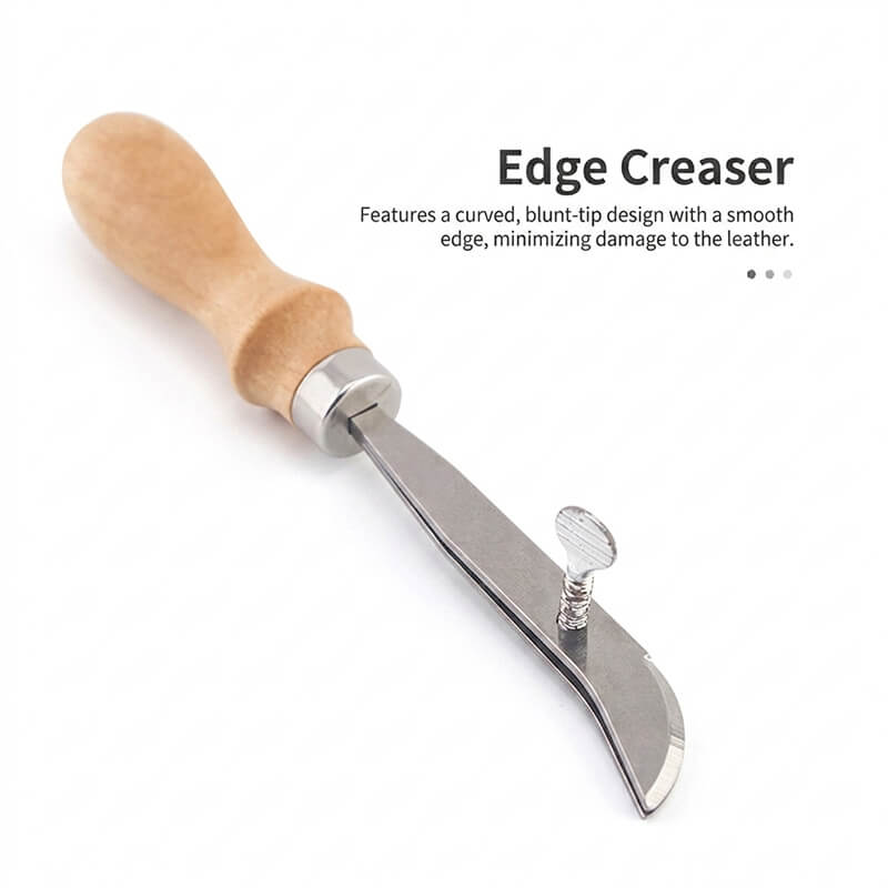 Leather Edge Spacing Wheel Creaser Stainless Steel & Wood – Babylon Leather - Babylon LeatherBabylon LeatherXH41-Edge Creaser