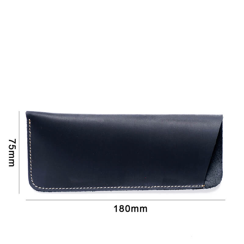 Leather Glasses Pouch – Babylon Leather - Babylon LeatherBabylon LeatherAN33-Black-Medium