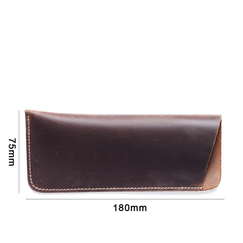 Leather Glasses Pouch – Babylon Leather - Babylon LeatherBabylon LeatherAN33-Coffee-Medium