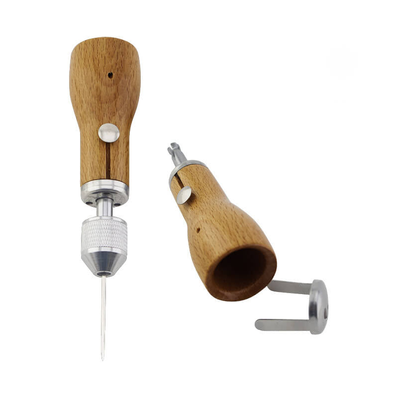 Leather Hand Stitcher Awl Tool Stainless Steel & Wood – Babylon Leather - Babylon LeatherBabylon LeatherXH17-Stitcher Awl