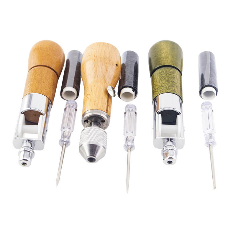 Leather Hand Stitcher Sewing Awl Wood Handle – Babylon Leather - Babylon LeatherBabylon LeatherXH51-Style A