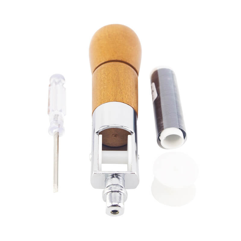 Leather Hand Stitcher Sewing Awl Wood Handle – Babylon Leather - Babylon LeatherBabylon LeatherXH51-Style C