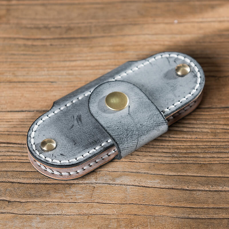 Leather Key Case DIY Kit Smart – Babylon Leather - Babylon LeatherBabylon LeatherLZ28 - Black