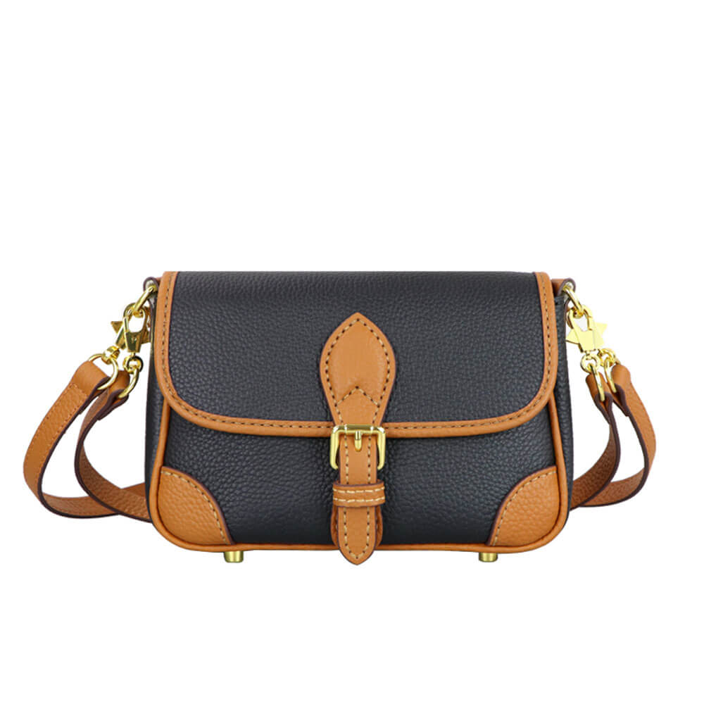 Leather Saddle Crossbody Bag DIY Kit – Babylon Leather - Babylon LeatherBabylon LeatherSY62 - Black - Color - Matched