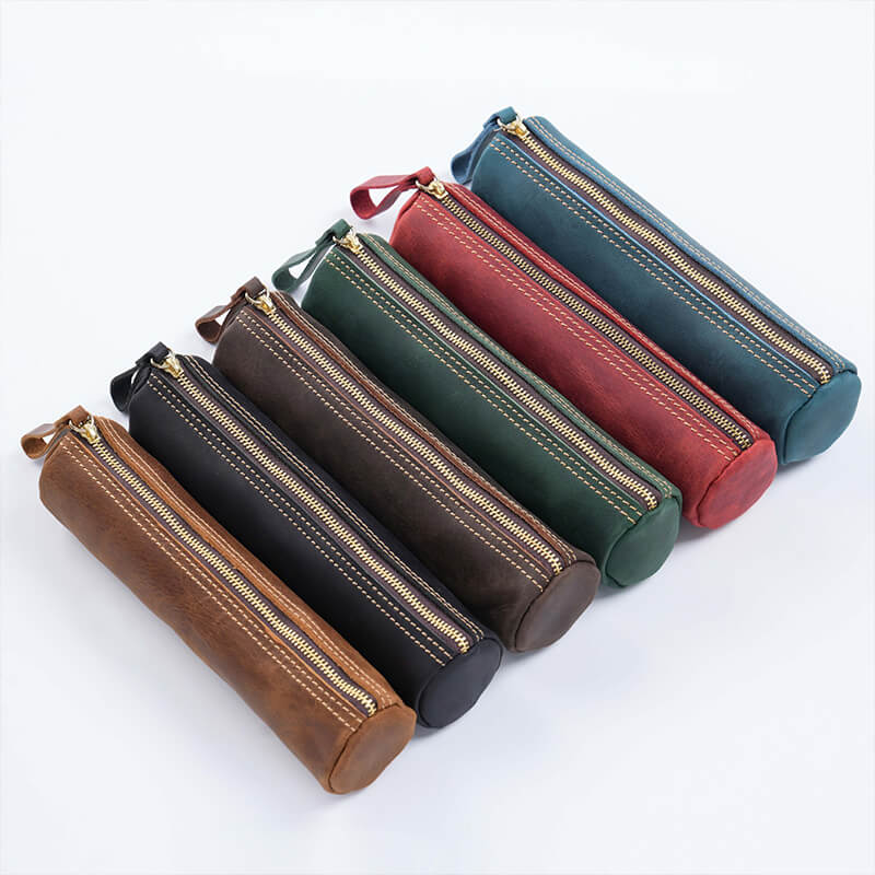 Leather Stationery Pouch Coin Purse – Babylon Leather - Babylon LeatherBabylon LeatherAN34-Brown