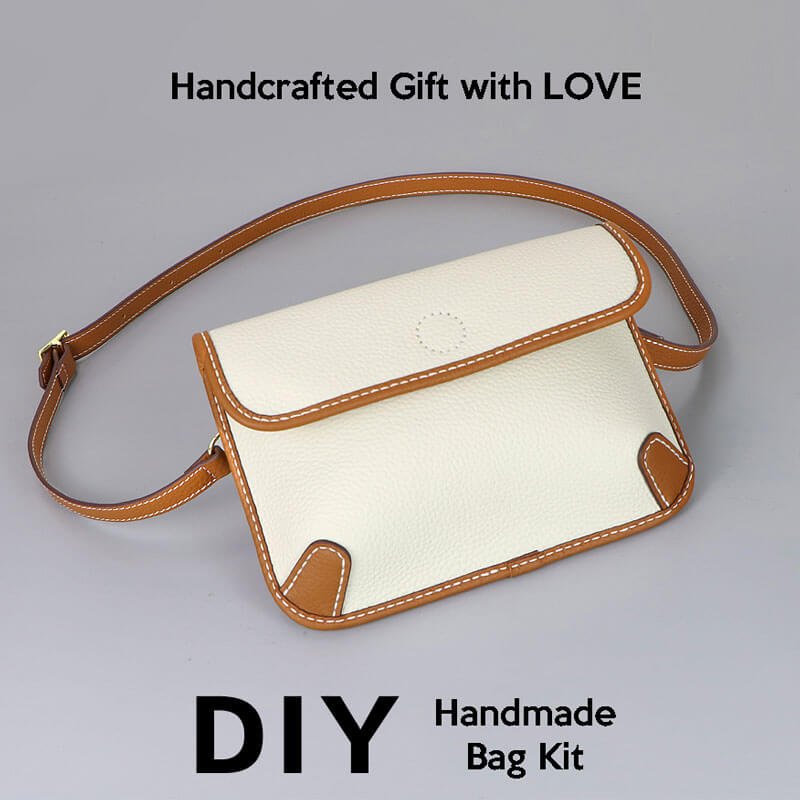 Leather Supreme Crossbody Bag DIY Kit – Babylon Leather - Babylon LeatherBabylon LeatherSY90 - White