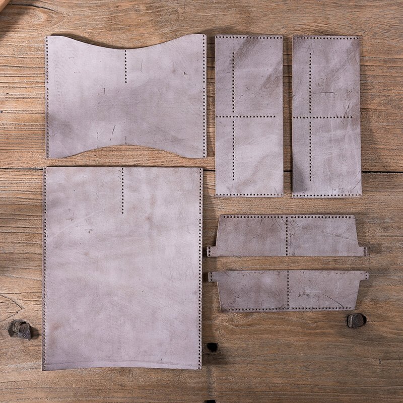 Leather Wallet DIY Kit Long Wallet – Babylon Leather - Babylon LeatherBabylon LeatherLZ09 - Coffee - Fog Wax Leather