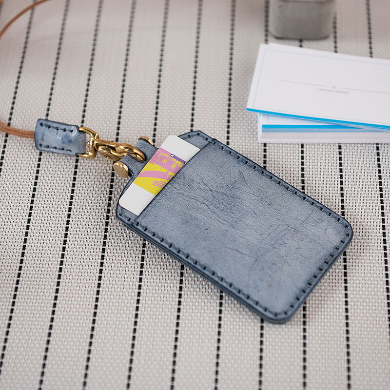 Leather Work Card Holder DIY Kit – Babylon Leather - Babylon LeatherBabylon LeatherLZ23 - Black - Fog Wax Leather