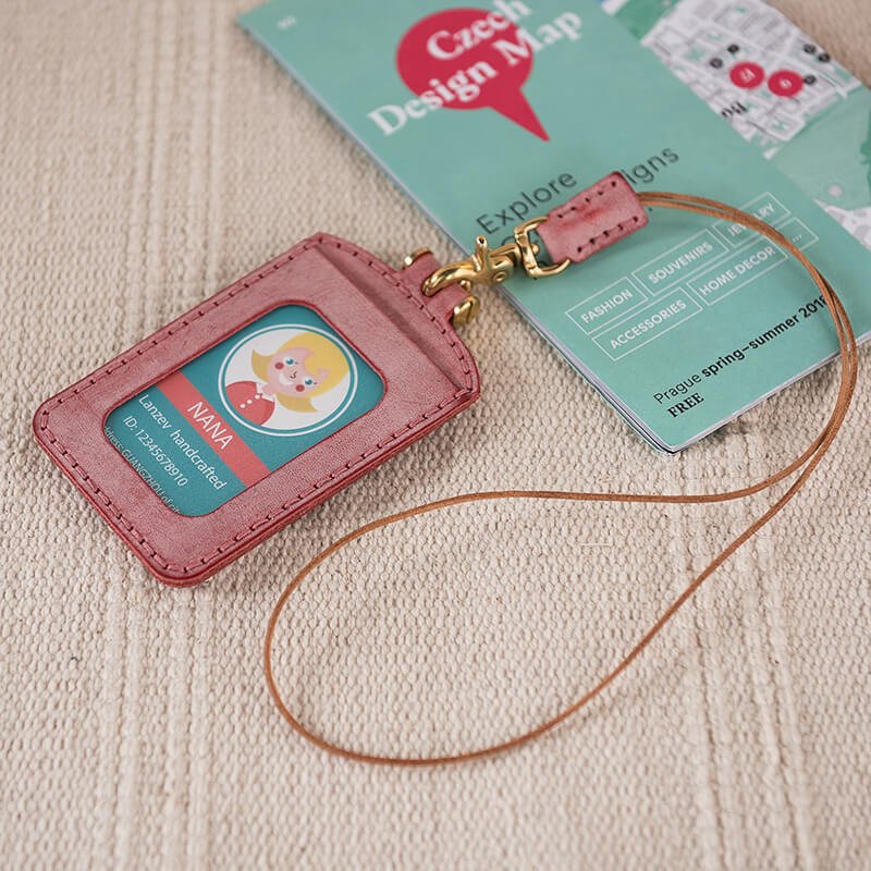 Leather Work Card Holder DIY Kit – Babylon Leather - Babylon LeatherBabylon LeatherLZ23 - Pink - Fog Wax Leather