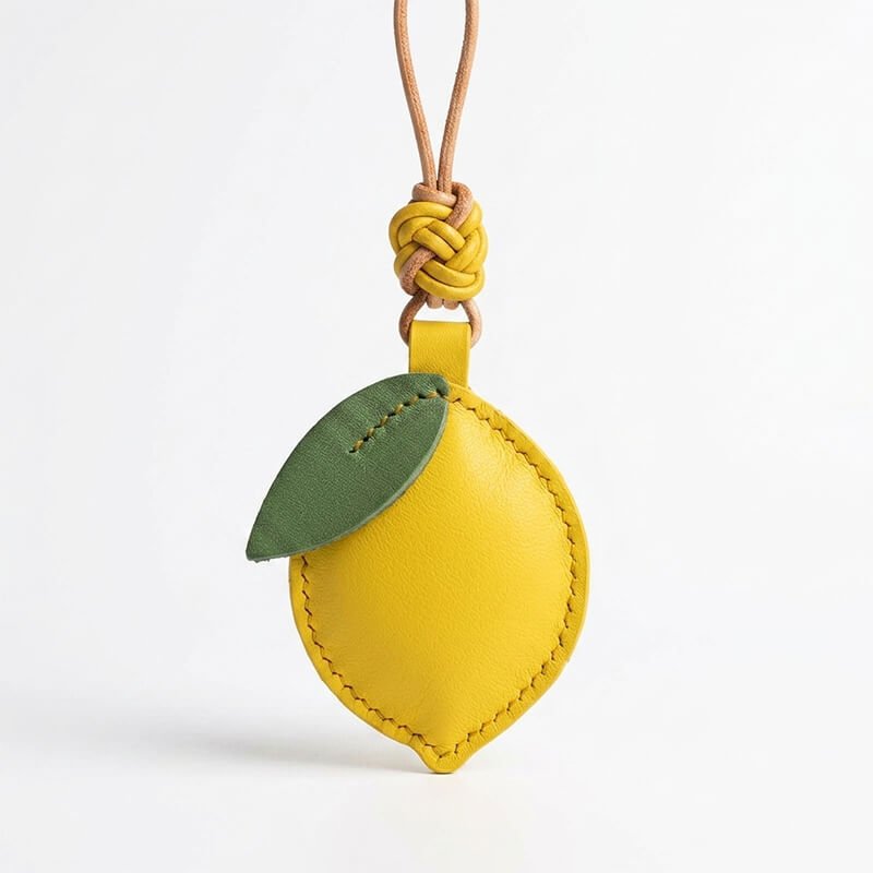 Lemon-Shaped Charm DIY Kit – Babylon Leather - Babylon LeatherBabylon LeatherSG17-Yellow