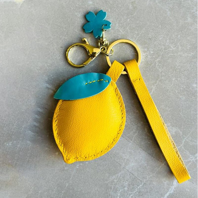 Lemon - Shaped Charm DIY Kit – Babylon Leather - Babylon LeatherBabylon LeatherSG17-Yellow