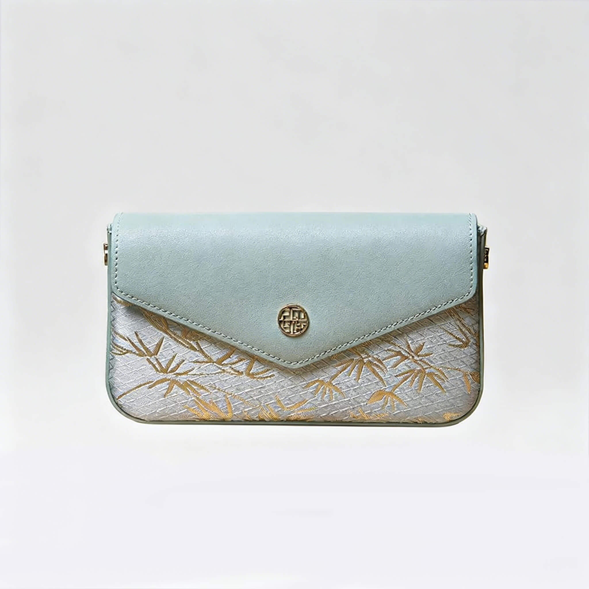 Letter of Light Leather and Silk Crossbody Bag – Babylon Leather - Babylon LeatherBabylon LeatherTX164-Green 1