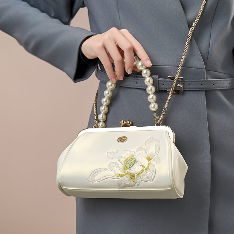 Light Within Leather and Silk Handbag – Babylon Leather - Babylon LeatherBabylon LeatherTX136-White