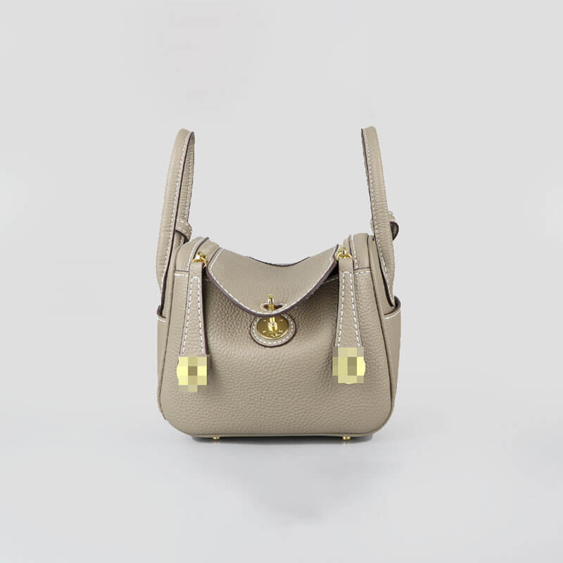 Lindy - Style Leather Bag DIY Craft Kit ¨C Babylon Leather - Babylon LeatherBabylon LeatherSY06 - Dark Blue - Medium - Gold & White