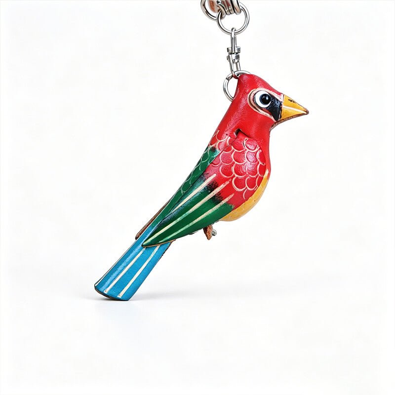 Little Bird Leather Bag Charm – Babylon Leather - Babylon LeatherBabylon LeatherLLZ20-Red