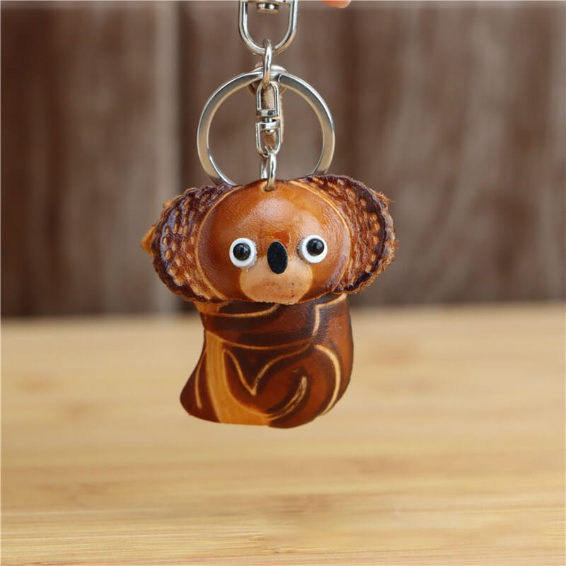Little Koala Leather Bag Charm – Babylon Leather - Babylon LeatherBabylon LeatherLLZ113-Brown