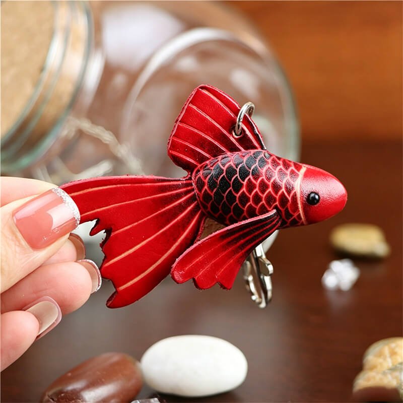 Little Lamb Leather Bag Charm – Babylon Leather - Babylon LeatherBabylon LeatherLLZ05-1-Red