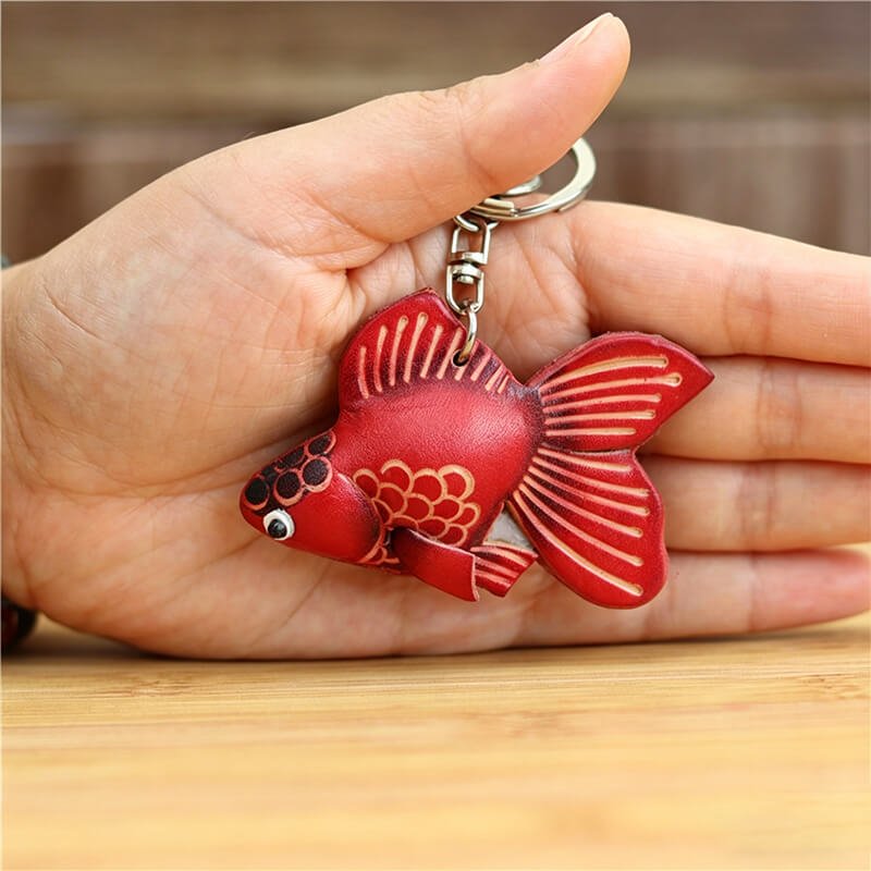 Little Lamb Leather Bag Charm – Babylon Leather - Babylon LeatherBabylon LeatherLLZ05-3-Red