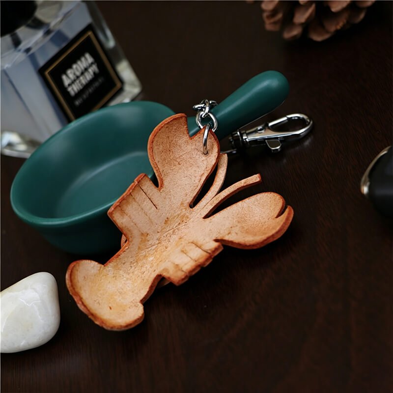Little Lobster Leather Bag Charm – Babylon Leather - Babylon LeatherBabylon LeatherLLZ102-Brown