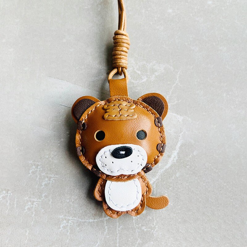 Little Tiger - Shaped Charm DIY Kit – Babylon Leather - Babylon LeatherBabylon LeatherSG18-Brown