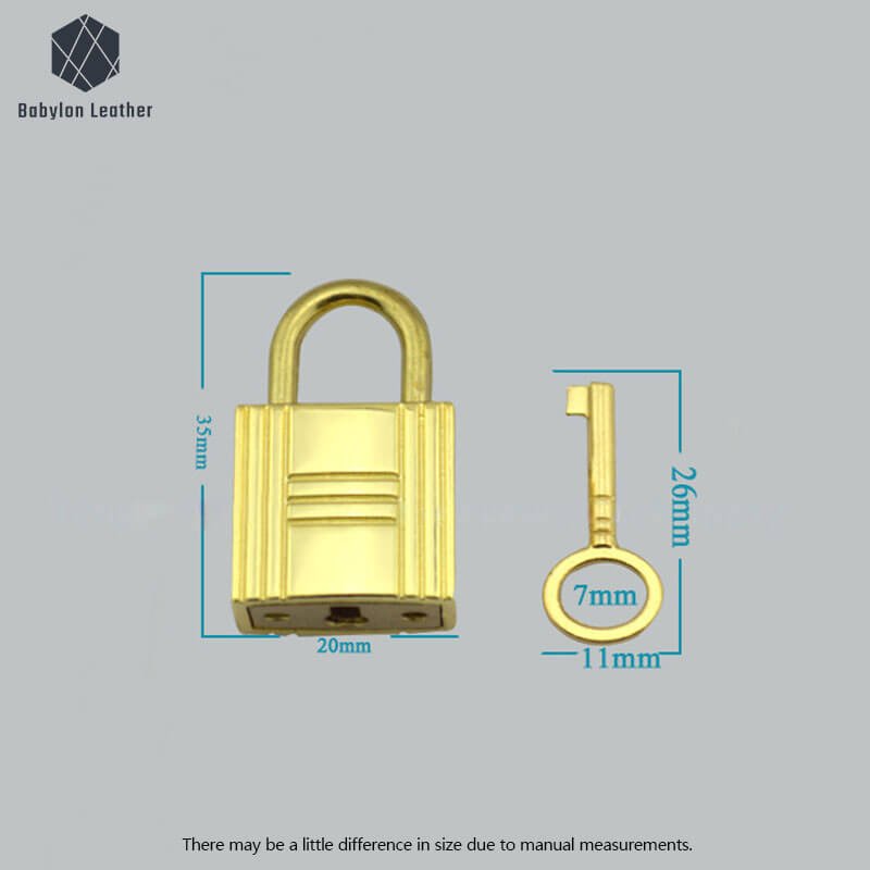 Lock and Key Hardware - Decorative Bag Accessories（1 Pack） - Babylon LeatherBabylon LeatherPL - 003 - 1 Pack