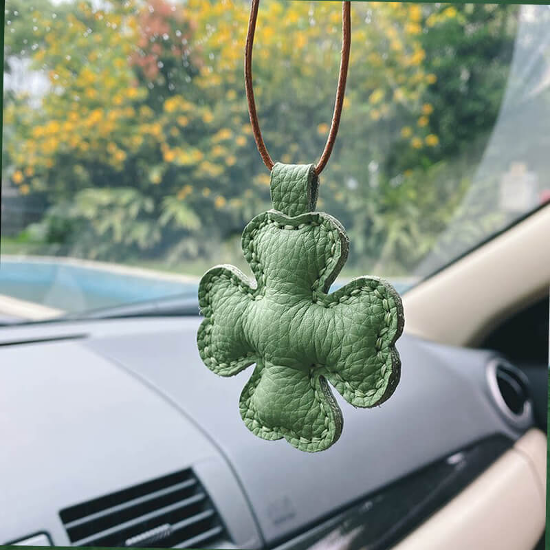 Lucky Clover Charm DIY Leather Kit – Babylon Leather - Babylon LeatherBabylon LeatherLZ58-Blue