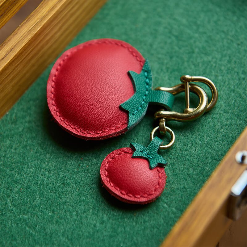 Lucky Red Leather Keychain DIY Kit – Babylon Leather - Babylon LeatherBabylon LeatherLZ86-Red