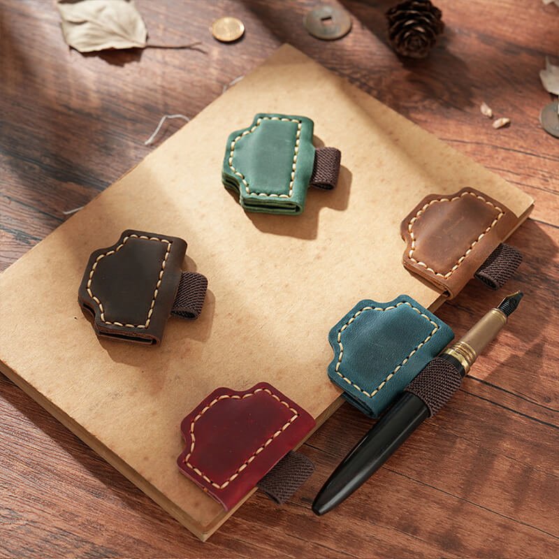 Magnetic Leather Pen Clip Bookmark – Babylon Leather - Babylon LeatherBabylon LeatherAN10-Brown