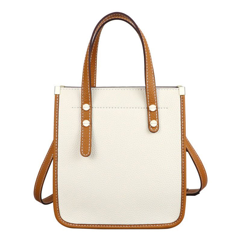 Medium Sac Plat Leather Tote Bag DIY Kit – Babylon Leather - Babylon LeatherBabylon LeatherSY38 - Matching Color - Lychee Pattern Leather - Beige