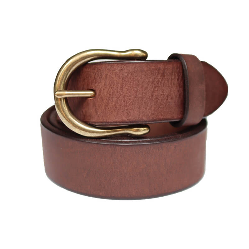 Men's 5mm Horseshoe Buckle Veg Tanned Belt DIY Kit – Babylon Leather - Babylon LeatherBabylon LeatherCY32-Brown-41"  105 cm