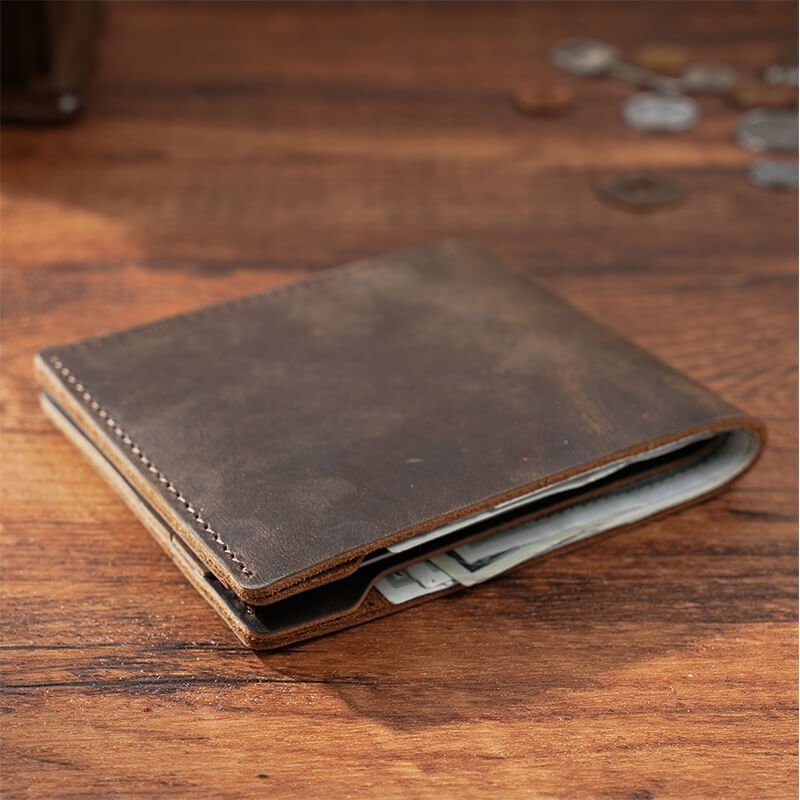 Men's Bifold Wallet – Babylon Leather - Babylon LeatherBabylon LeatherAN48-Brown