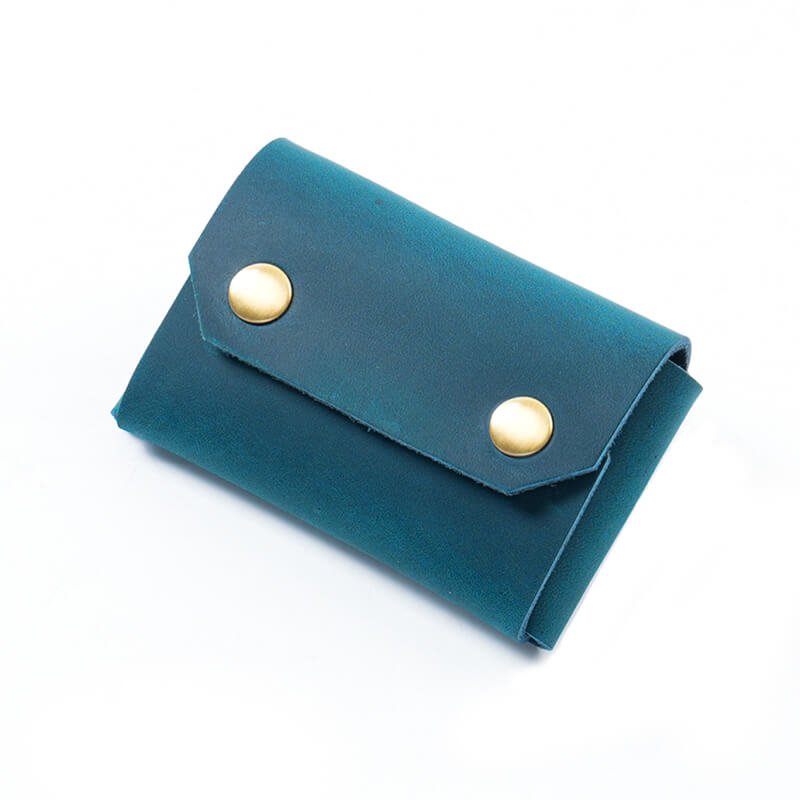 Men's Business Card Case – Babylon Leather - Babylon LeatherBabylon LeatherAN74-Blue