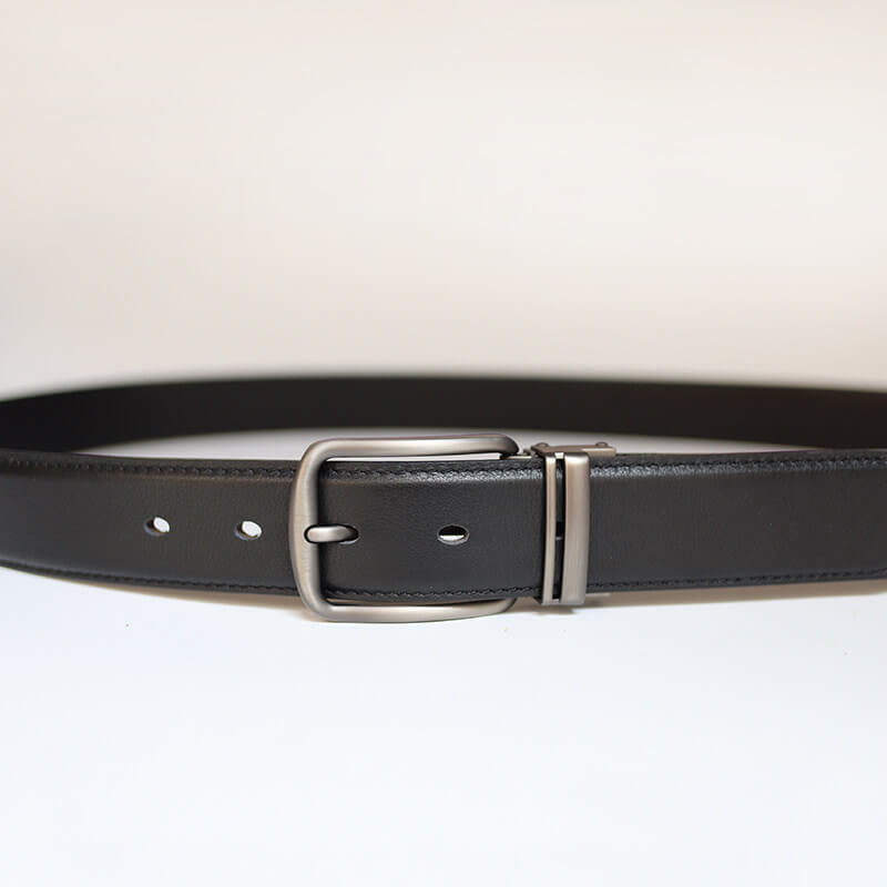 Men's Casual Buckle Belt Top Grain Leather DIY Kit – Babylon Leather - Babylon LeatherBabylon LeatherCY28-Black-Matte Buckle-41"  105 cm