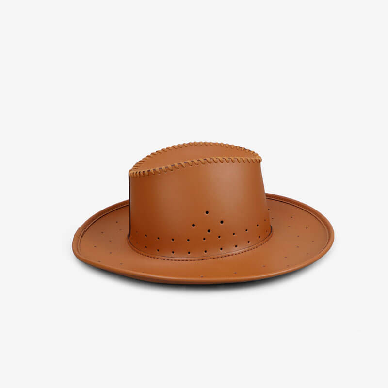 Men’s Leather Cowboy Hat DIY Craft Kit – Babylon Leather - Babylon LeatherBabylon LeatherSY59 - Caramel - Color - Matched