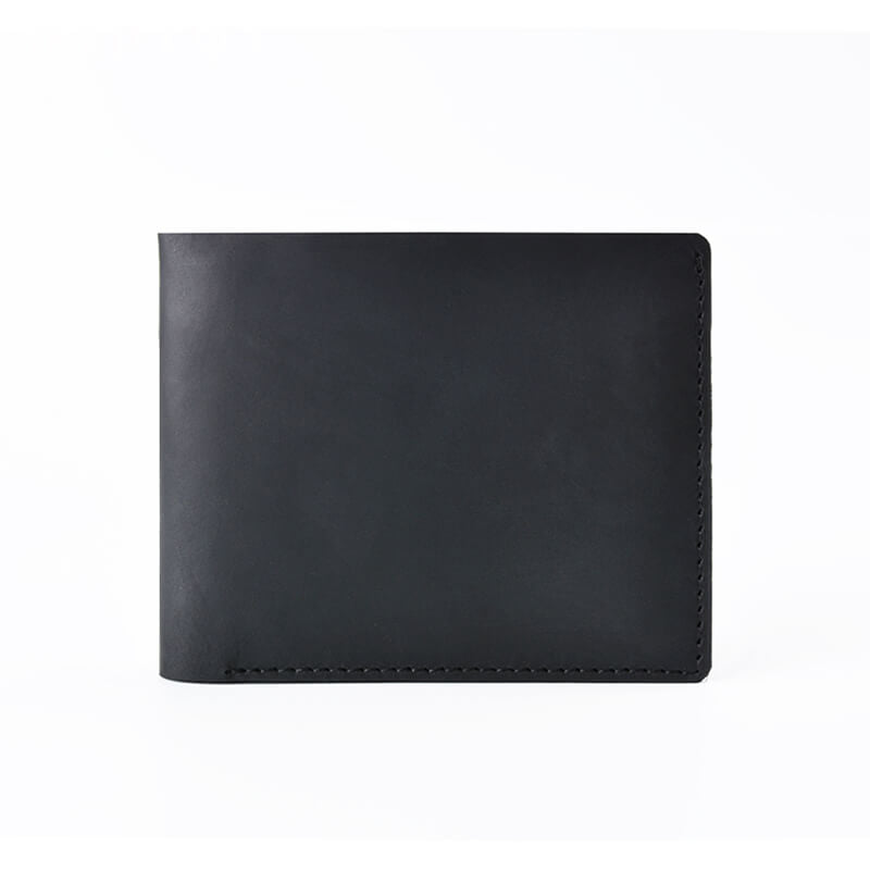 Men's Short Wallet with Coin Pocket – Babylon Leather - Babylon LeatherBabylon LeatherAN50-Black