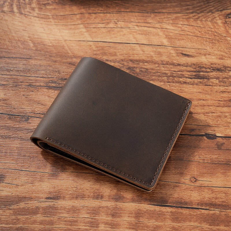 Men's Slim Short Wallet – Babylon Leather - Babylon LeatherBabylon LeatherAN52-Coffee