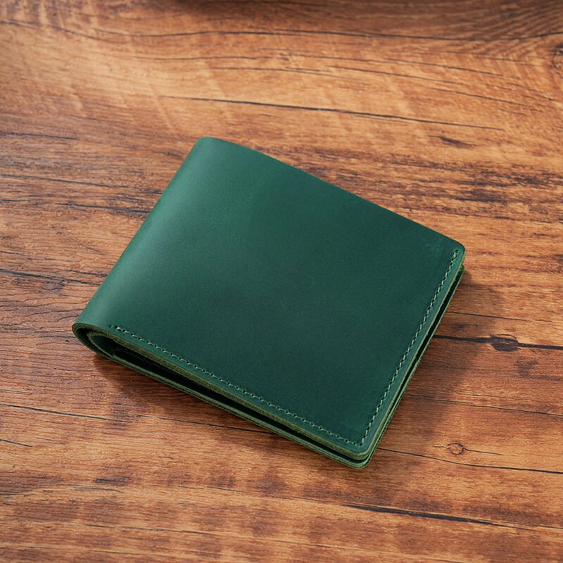 Men's Slim Short Wallet – Babylon Leather - Babylon LeatherBabylon LeatherAN52-Dark Green