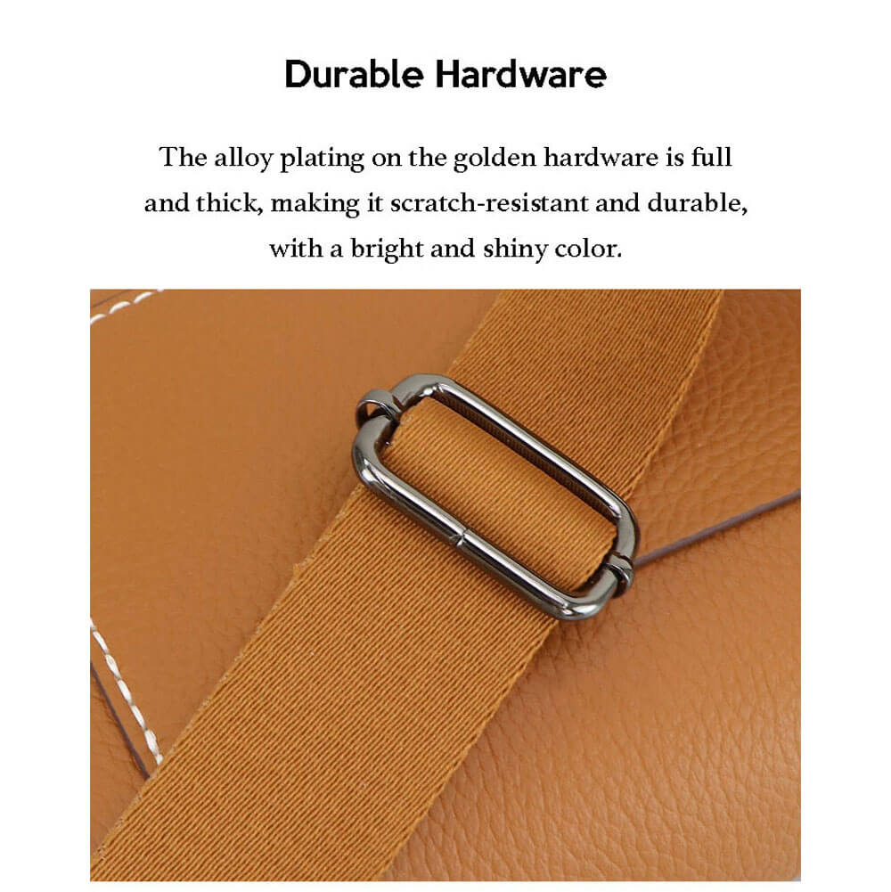 Men’s Sling Bag DIY Leather Kit – Babylon Leather - Babylon LeatherBabylon LeatherSY102 - Caramel - White