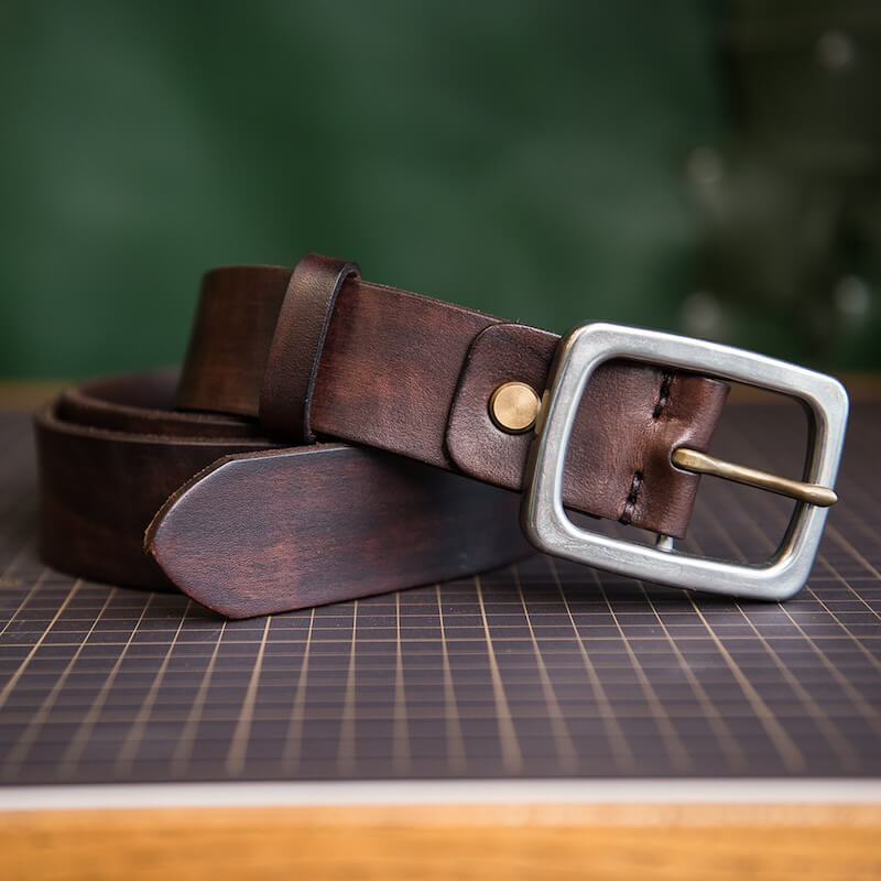 Men’s Vegetable - Tanned Leather Belt DIY Kit – Babylon Leather - Babylon LeatherBabylon LeatherLZ14 - 3.8cm - Style 6 - 100cm
