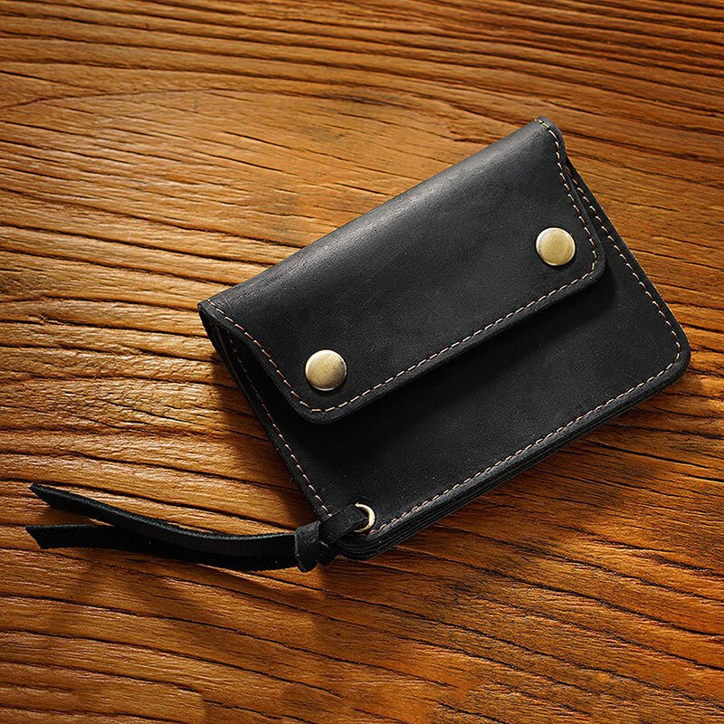 Men's Zip Card Wallet – Babylon Leather - Babylon LeatherBabylon LeatherAN49-Black