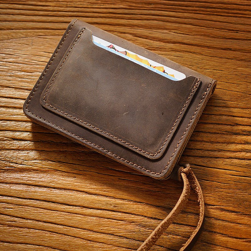 Men's Zip Card Wallet – Babylon Leather - Babylon LeatherBabylon LeatherAN49-Brown