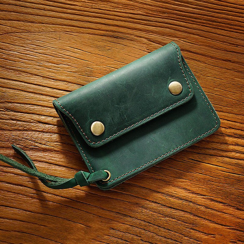 Men's Zip Card Wallet – Babylon Leather - Babylon LeatherBabylon LeatherAN49-Dark Green