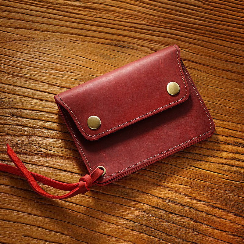 Men's Zip Card Wallet – Babylon Leather - Babylon LeatherBabylon LeatherAN49-Wine Red