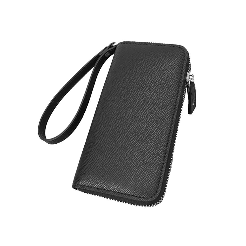 Men’s Zippered Hand Clutch DIY Gift Kit – Babylon Leather - Babylon LeatherBabylon LeatherSY127-Black-Color-Matched