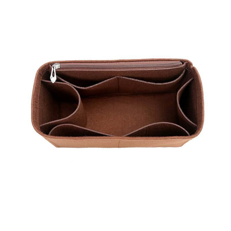 Mesh Bag Insert Organizer for Herbag 31/39-Style Bags - Babylon LeatherBabylon LeatherQZ11-Coffee-31-inch-Side Zipper