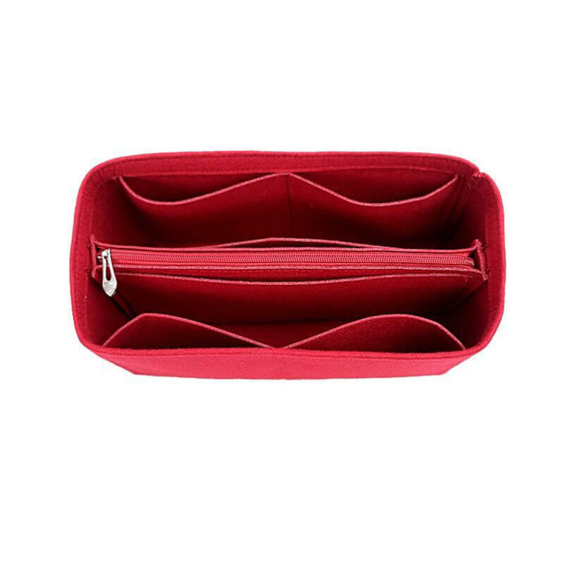 Mesh Bag Insert Organizer for Herbag 31/39-Style Bags - Babylon LeatherBabylon LeatherQZ11-Wine Red-31-inch-Center Zipper