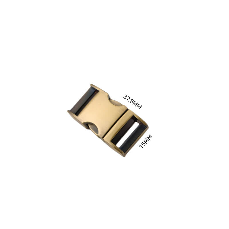Metal Side Release Buckle - Babylon Leather - Babylon LeatherBabylon LeatherJY18-Brushed Antique Brass-16.2*20*38.5mm